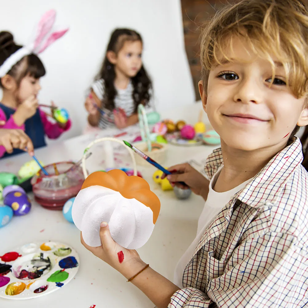 

1Set DIY Pumpkin Set High Quality Durable Simulation Pumpkin Molds for Halloween Party Decoration Children Coloring Supplies