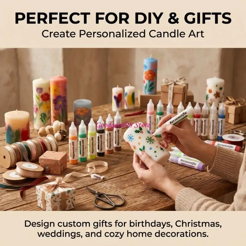 Art Paint Tool Wax Pen Set for Home Styling and Handmade Gifts