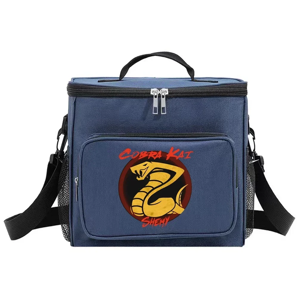 Student Lunch Box Portable Cooler Shoulder Lunch Bags Thermal Organizer Handbag Outdoor Camping Storage Boxes Cobra Series