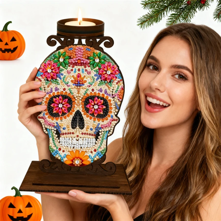 

5D DIY Diamond Art Tabletop Decorations Acrylic Special Shape Christmas Desktop Diamond Art Kits Diamond Painting Desktop Decors