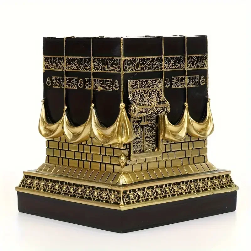 Celestial 3D Kaba Model, Islamic Gift Sculpture, Decorative Table, Eid Al-Fitr Gift, Modern Table Decoration Style, Christmas