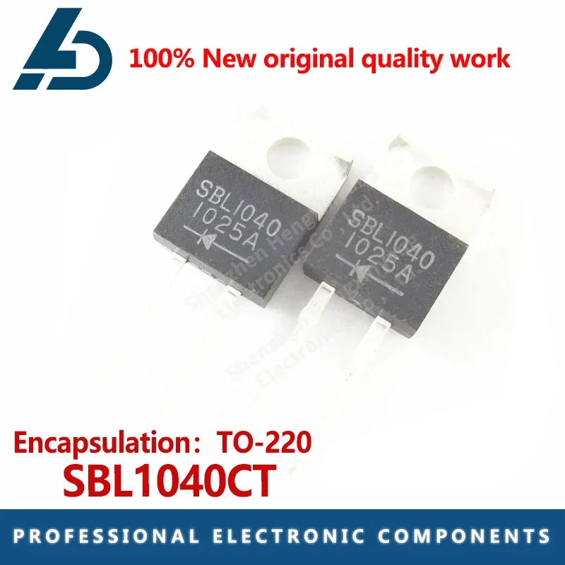 10 pcs/lot SBL1040CT SBL1040 40V/10A TO220 in-line Schottky Diode