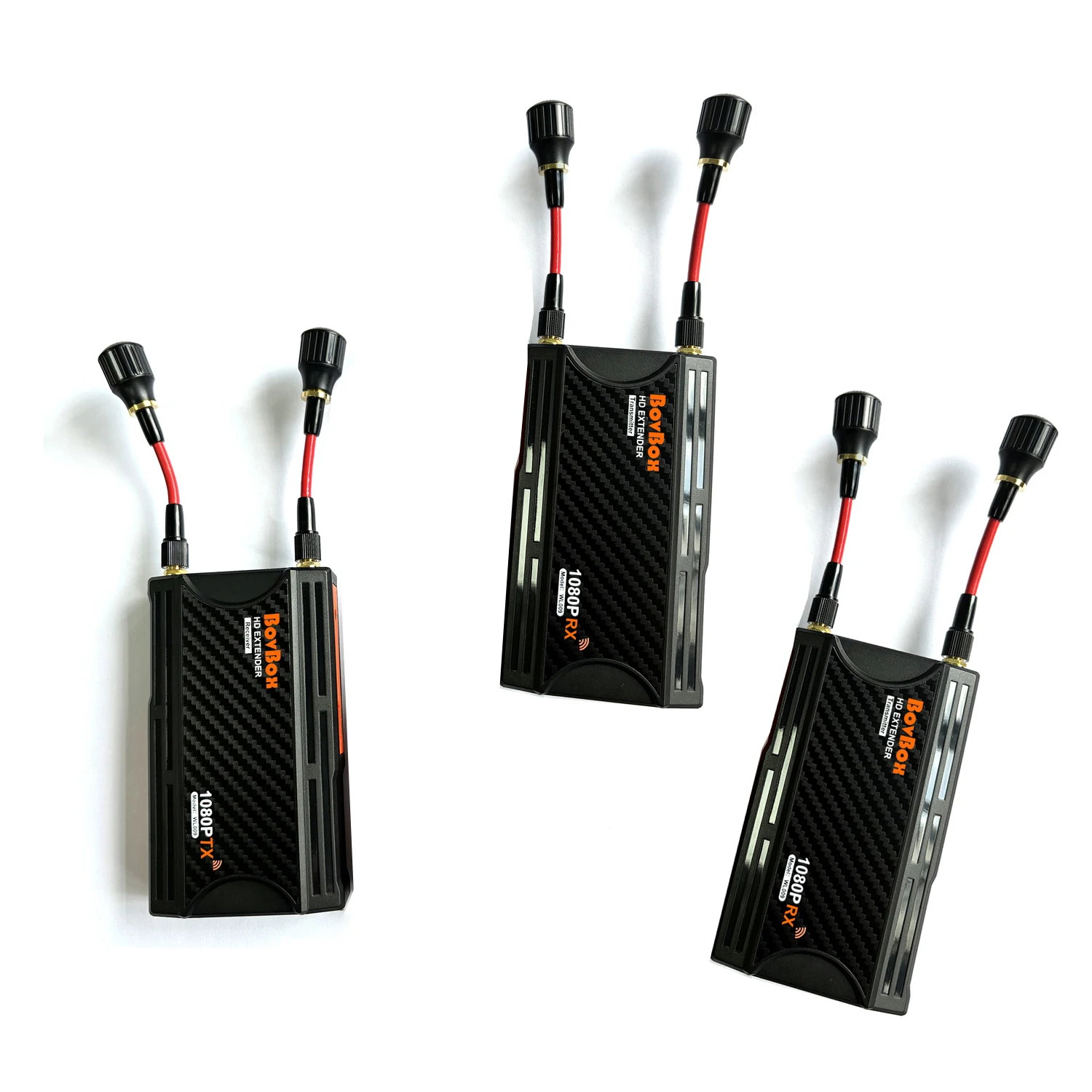 Беспроводной аудио-видео передатчик и приемник 300 м, удлинитель HDMI от одного до многих для камеры YoloBox Pro, прямая трансляция ноутбука к телевизору