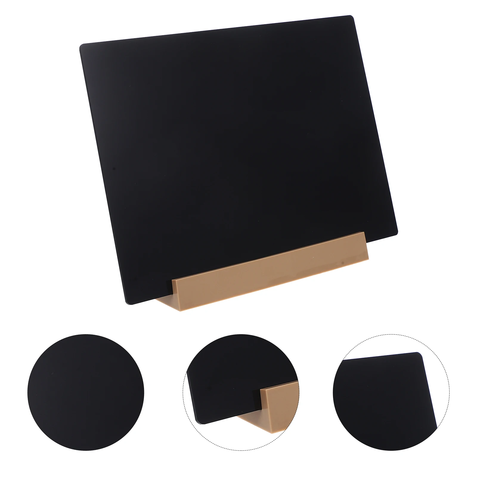 Hand Drawn Small Chalkboard Sign Abs Memo Message Desktop Decor Erasable Writing Surface For Office Home Wedding Party Tabletop