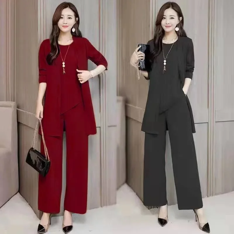 Fashionable Casual Slimming Women's Autumn/spring Suit New Arrival Clothing Set Age-reducing Slimming Style