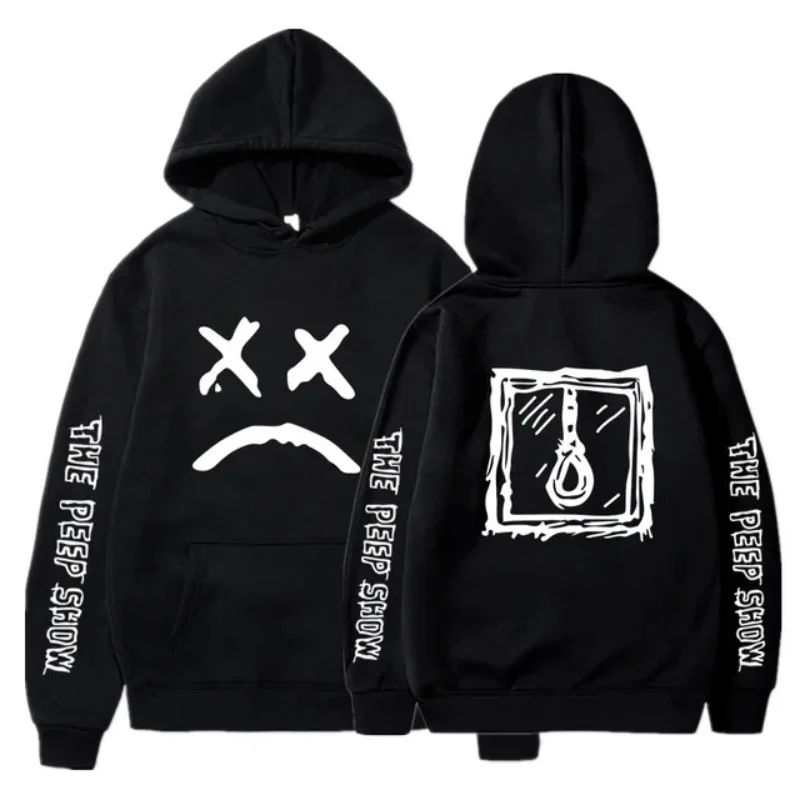 Hip Hop Lil Peep Hoodie Hell Boy Men Women Hoodie Pullover Men Women Sudaderas Cry Face hoodie sweatshirt