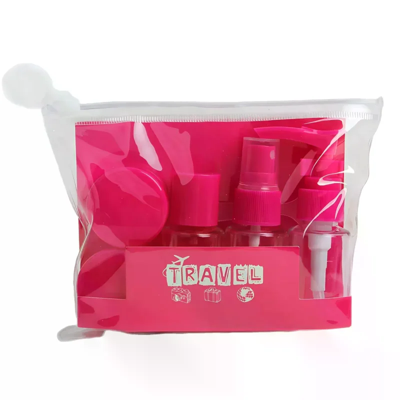 Ensemble de bouteilles de voyage anti-fuite, conteneurs rechargeables pour cosmétiques, Lotion, crème, liquide, stockage d'articles de toilette, 6 pièces