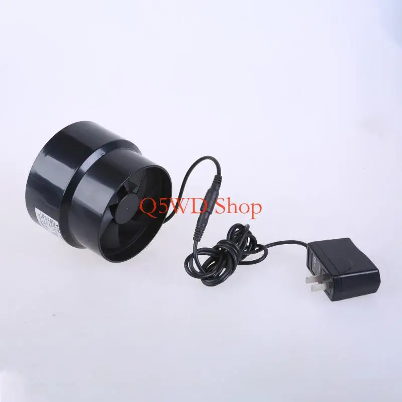 Q5WD Inline Duct Fan 9.7cm Ventilation Exhaust Boosters with Quiet Operation for Grow Tents Powerful Airflows and Low Noise