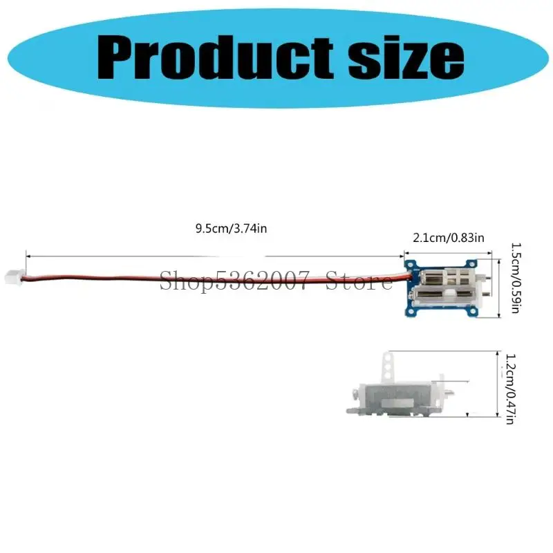 1 쌍 1.5G 선형 모션 서보 gs1502 JST1.25 커넥터 소형 수신기를위한 평행 모터 40JB.