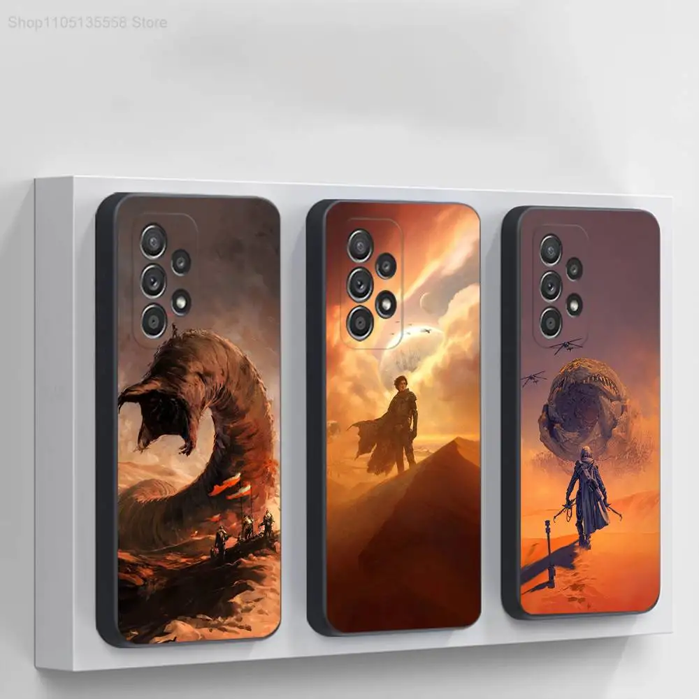 Movie D-Dune-es Phone Case For Samsung S 25,24,23,22,30,21,10,9,Ultra,Plus,Lite,FE,4,5G Black Soft Case