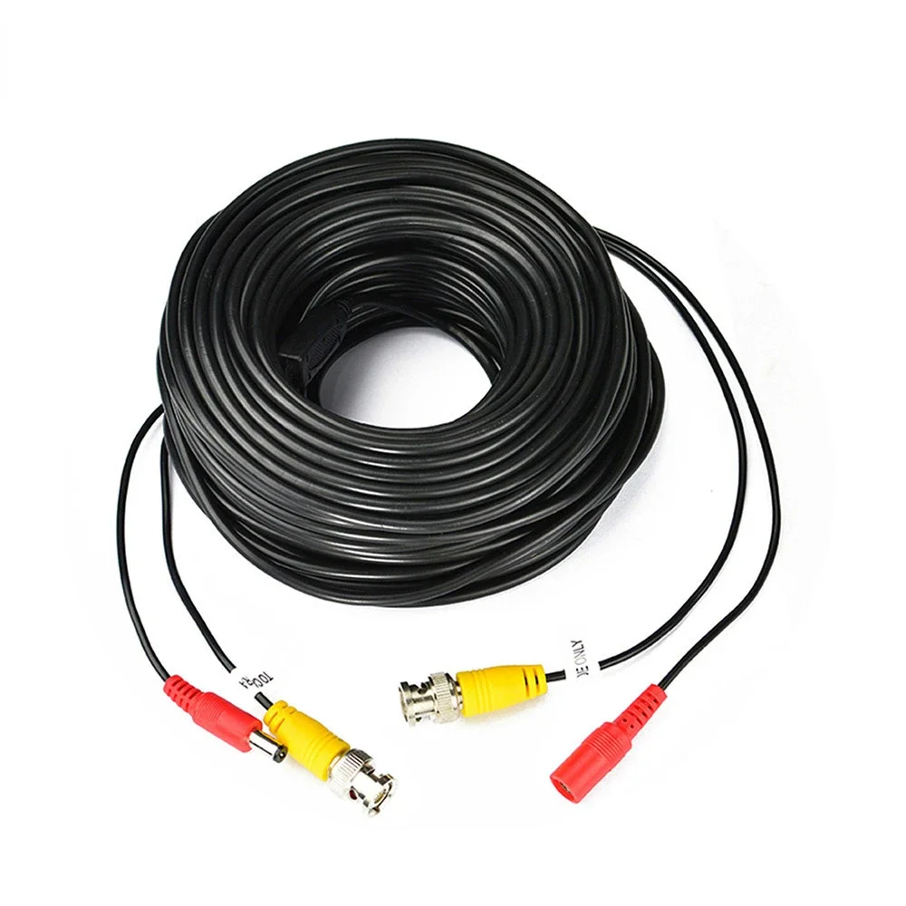 

AHD Camera Cables 5M/10M/15M/20M/30M BNC Cable Output for DC Plug Cable for Analog AHD CCTV DVR Drop Shipping