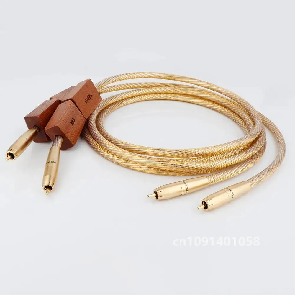 Nordost ODIN 2 Cable de Audio RCA Hifi dorado línea de equilibrio XLR 8N OFC referencia chapada en oro con enchufe RCA XLR para amplificador