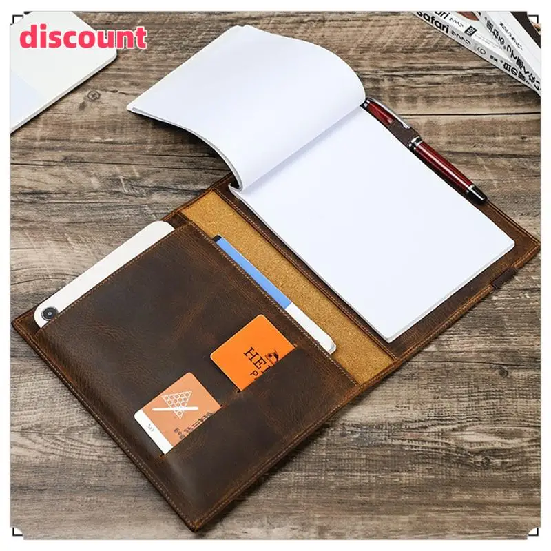 Notebook Combination Protective Cover Folder File Book Cover Business Stationery Contract Document Storage Box,B5 Easy To Use