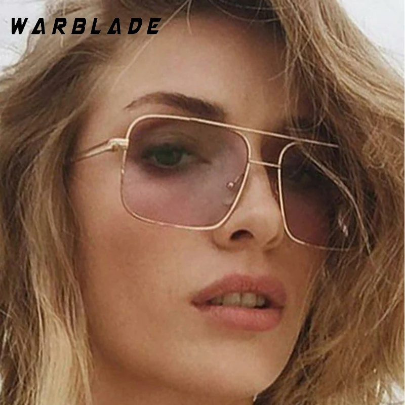 

Retro Luxury Designer Sunglasses Women Men Trendy Oversized Metal Pilot Eyewear Traveling Driving Eyeglasses Female UV400 Очки