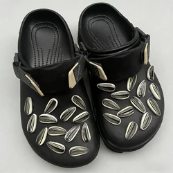New Shoe Charms Accessories DIY creative melon seeds sunflower seeds Shoes Flower shoes on decoration Detachable accessories