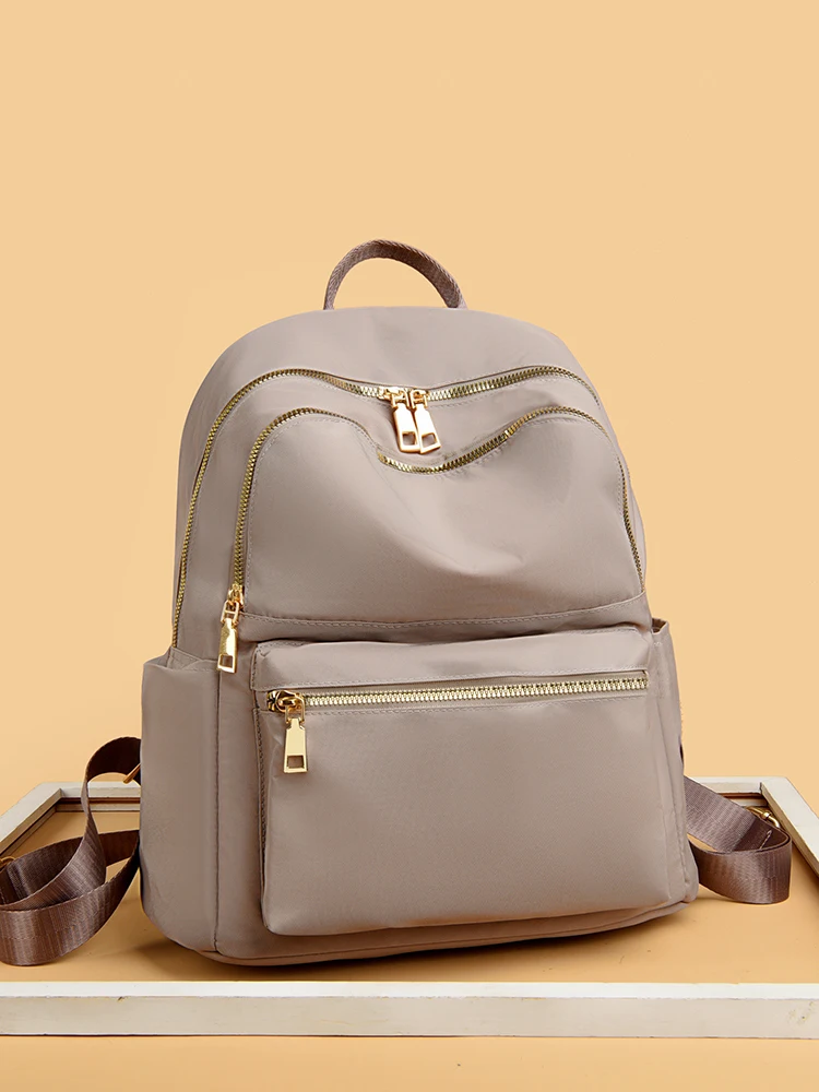 Ox Cloth Nylon Ladies Bapa 2025 New Sle Large Capaci Lightweight Casual Commuting Student Bookbag Dual Straps