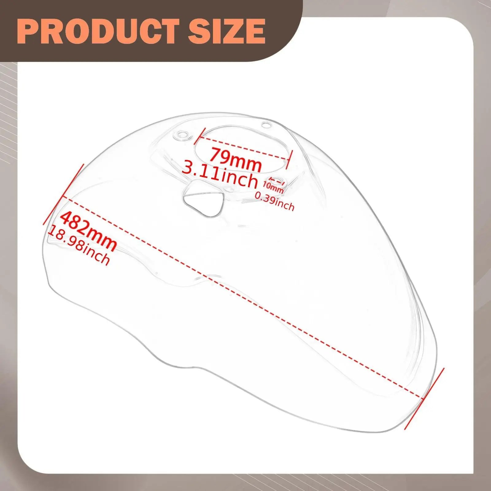 Motorcycle Front Mudguard Accessory Protection Equipment Supplies Black Part Easy to Install Outdoor Fashion Spatter Guard