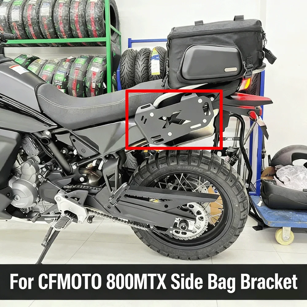 

For CFMOTO 800MTX 800MT-X Motorcycle Luggage Rack For CFMOTO 800MTX Side Bag Bracket Side Luggage Carrier Side Box Brackets