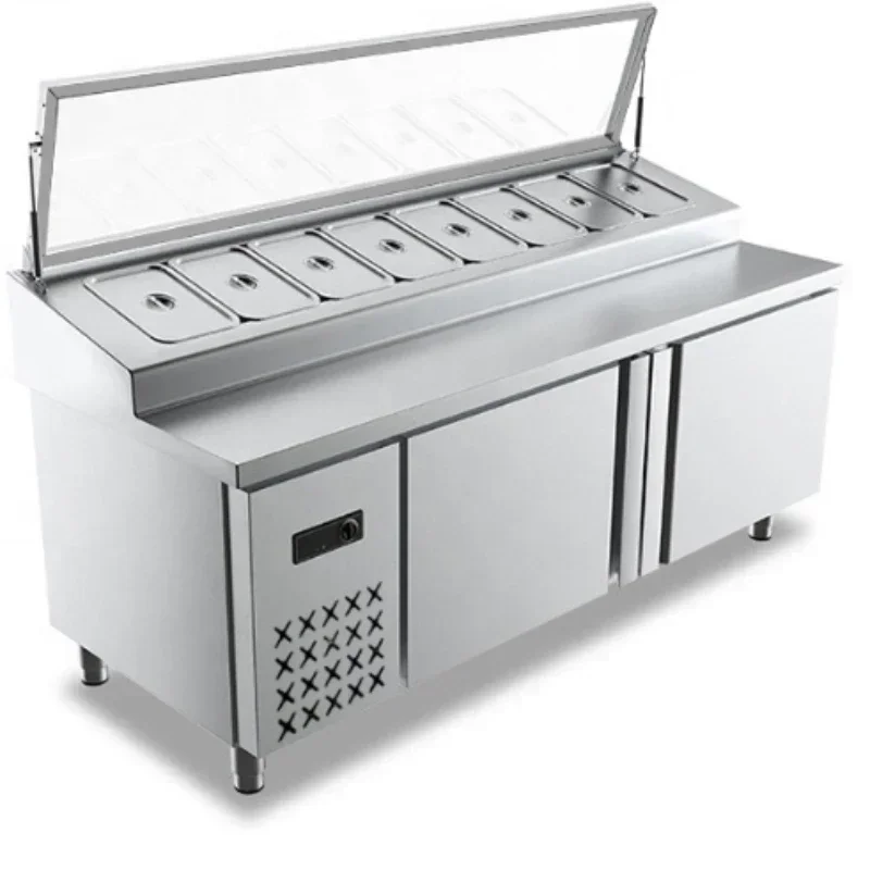 Commercial Salad Bar Refrigerator Sandwich Counter Chiller Under Counter Refrigerator