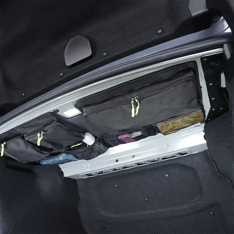 

1Pcs Oxford Cloth Black For BMW 5 Series G60 2024-2025+ Car styling car trunk tool storage and finishing bag car accessories