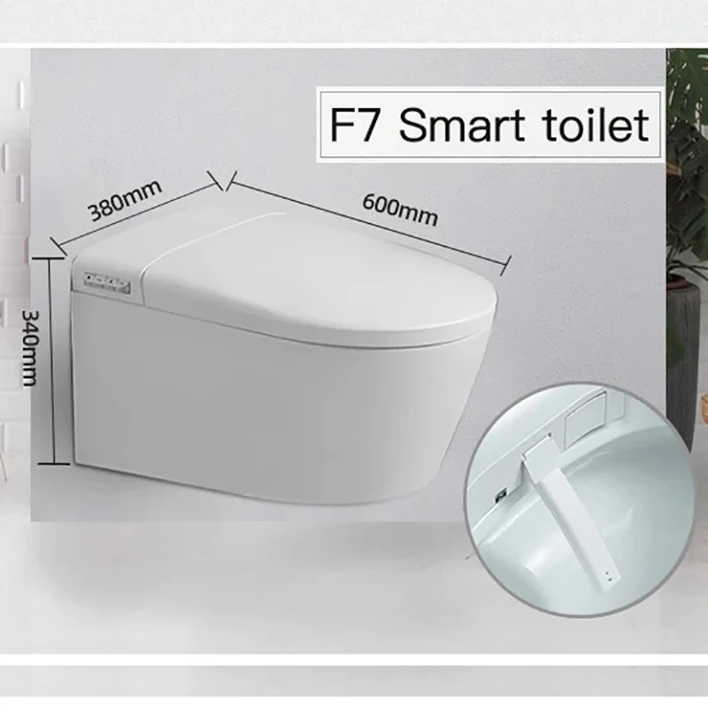 Imagem -04 - Parede Pendurada Peça de Banheiro Inteligente Bidê Automático Abrir e Fechar f7