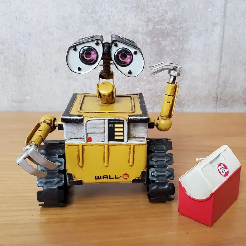Handmade movie-style robot gift model classic cute robot ornaments kawaii decor decoracion decorative figurines