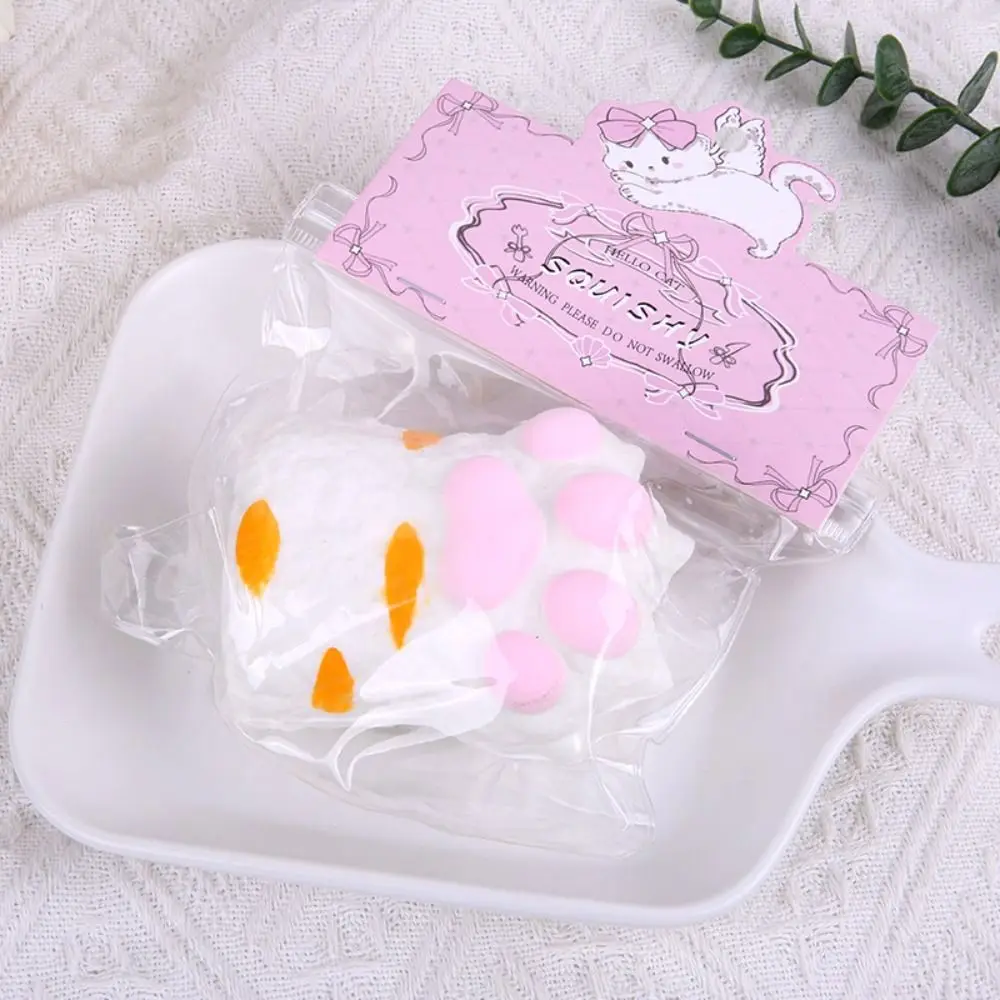 

Novelty Kneading Cat Paw Squeeze Soft Handmade Cat Paw Fidget Cartoon Silicone Cat Paw Pinch Tricky