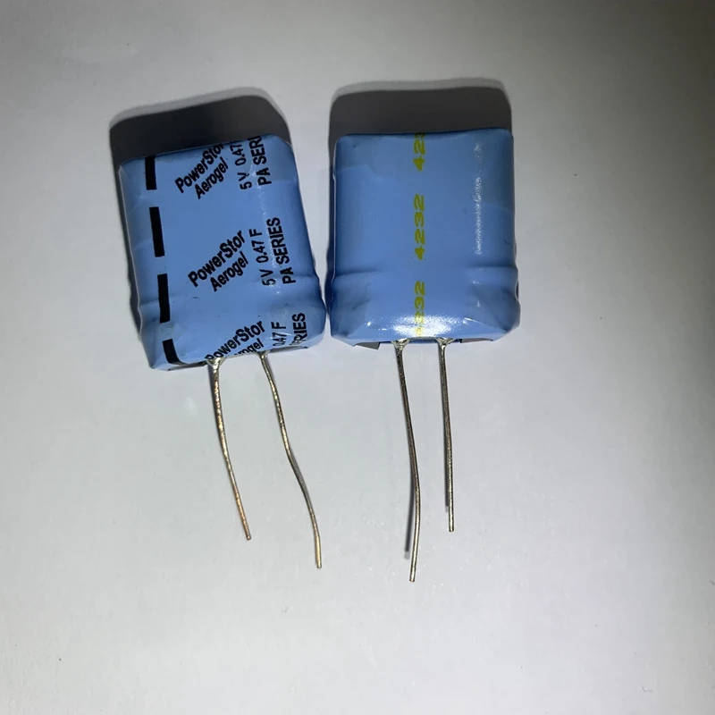 2-10pcs/LOT 5V0.47F  PA-5R0V474-R SUPERCAPACITOR PA 5V0.47F POWERSTOR FARAD CAPACITOR