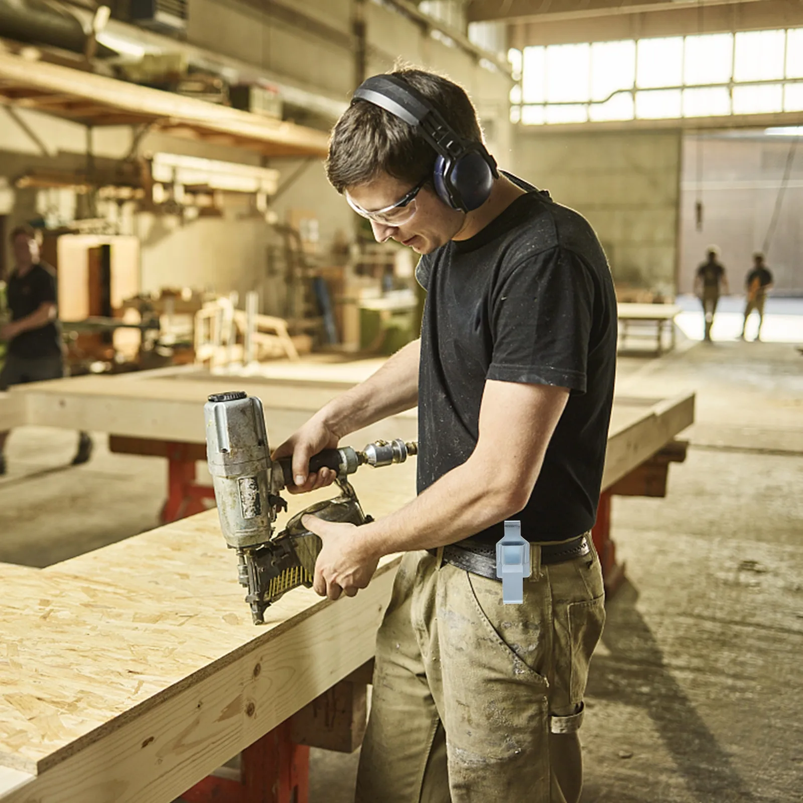 

1 шт. Подвесной держатель для инструментов из премиального материала с крючком для крепления на пояс, износостойкий органайзер для электриков, для дрелей и гаечных ключей