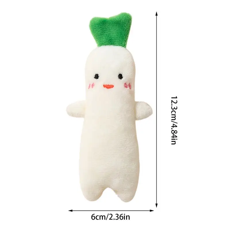 Calming Dolls Vegetables Soft Hand-Held Doll Baby Soothers for Sleep Soft Food Stuffed Toys Accessories for Children Girl