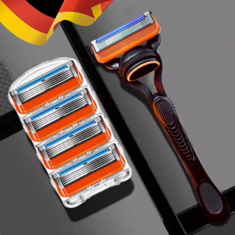 Classic 5-layer Razor Blade Men's replacement Safety Manual Shaving Blade Reusable Replacement Razor Blades skin protection