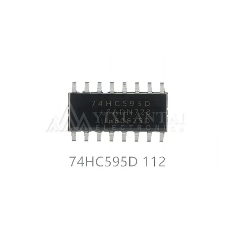 

10pcs/Lot 74HC595D Shift Register Single 8-Bit Serial to Serial/Parallel 16-Pin SO T/R New