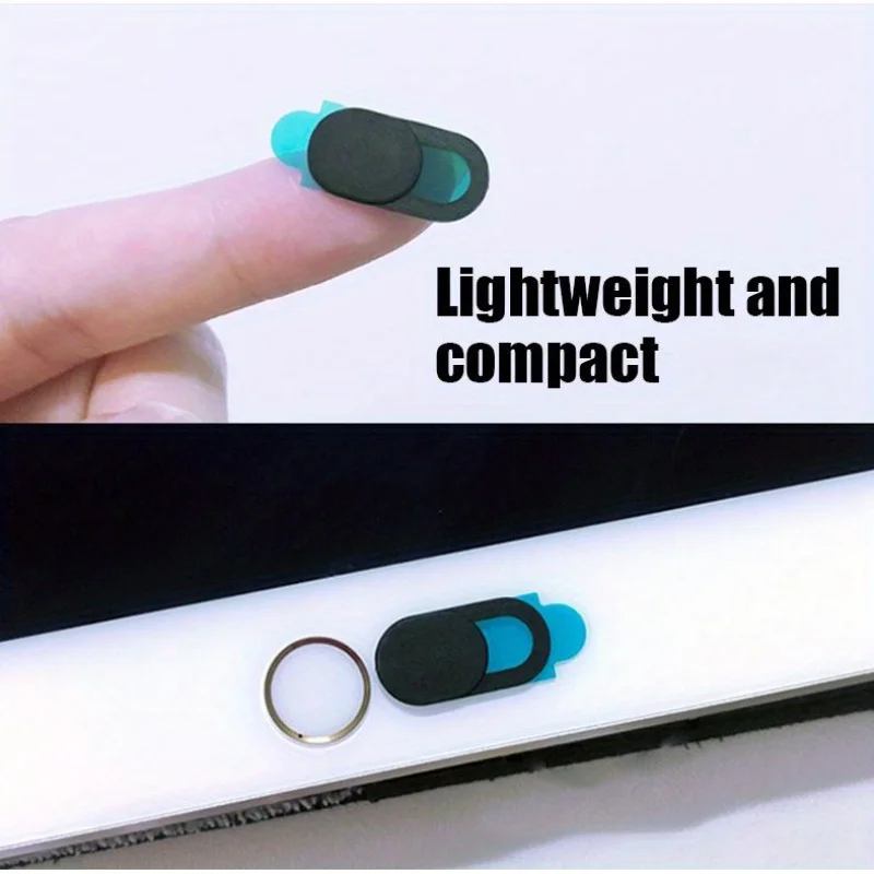 5ชิ้นหน้ากากป้องกันกล้องเพื่อความเป็นส่วนตัวสำหรับไอแพดเว็บแล็ปท็อปพีซีแมคบุ๊คสากลบางวัสดุพลาสติก