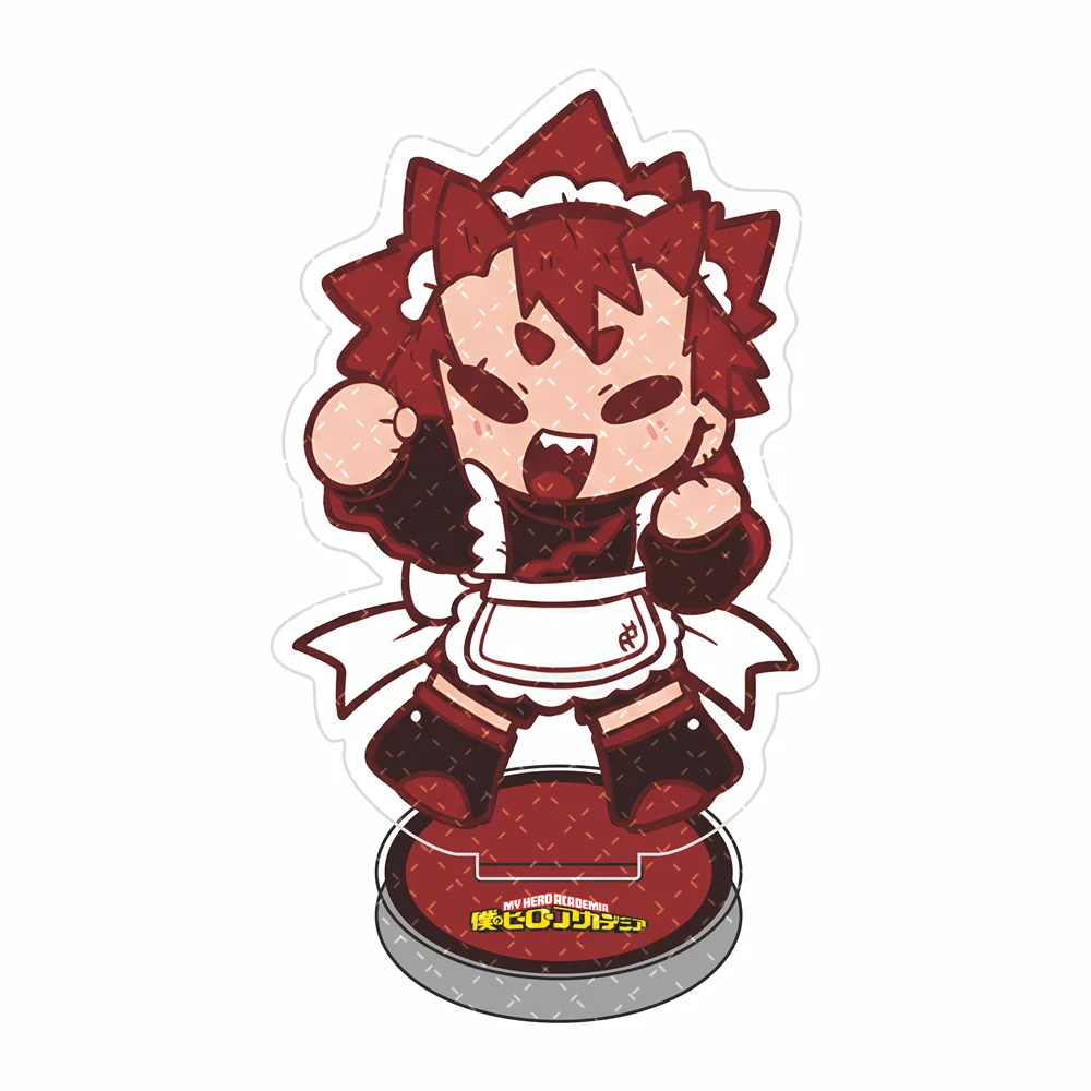 My Hero Academia 10cm Acryl-Standfigur Schlüsselanhänger Niedliches Dienstmädchen-Outfit Anime-Charakter Desktop-Ornament Sammlerstück Geschenk für Fans – Detail 10