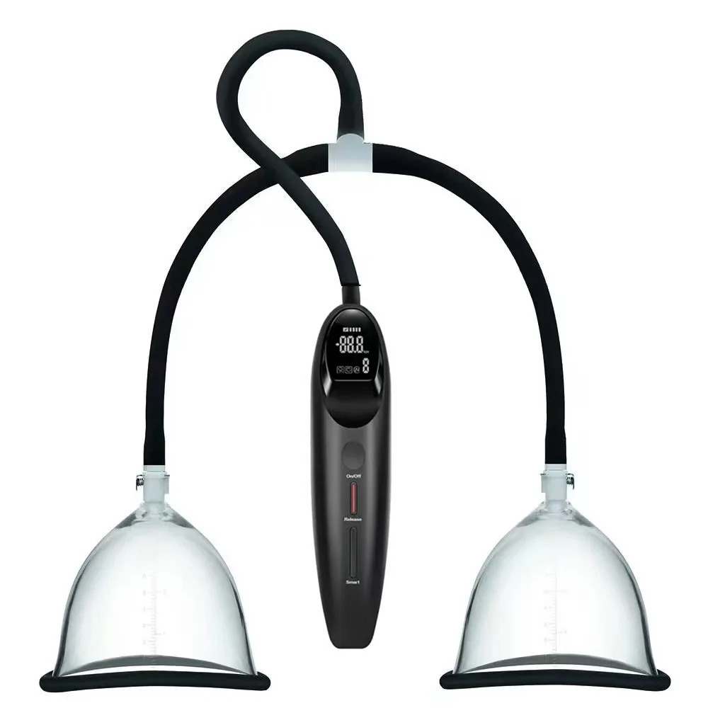 Nipple Stimulator Erotic Breast Vacuum Pump Vacuous Vibrator BDSM Women's Nipples Pumps Adult Toy Games Sex Toys For Couple 18+