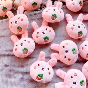 10 قطع مصغرة مخلب آلة لعبة اكسسوارات الأطفال DIY التلقائي دمية آلات الجوائز الوردي الفراولة أرنب الدب نجمة الكتاكيت دمى أفضل 8 آلات صنع قش للمبيعات - رقم 7