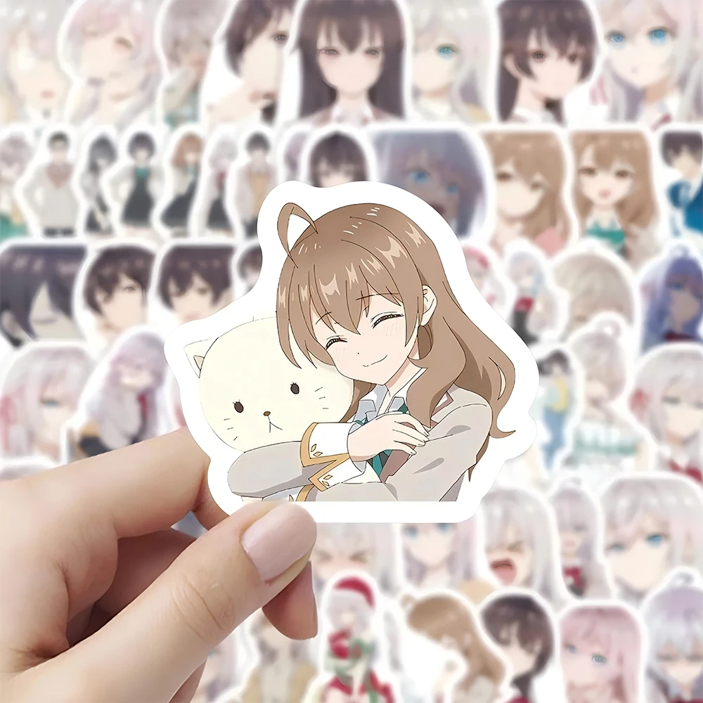 10/30/60pcs Anime Alya Sometimes Hides Her Feelings In Russian Stickers DIY Suitcase Laptop Fridge Phone Kawaii Girl Sticker Toy