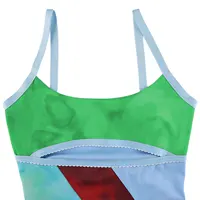 Nuevo vestido informal con tirantes para mujer, vestido acampanado a la moda con contraste de Color y cuello en U, Vestido corto calado, ropa de calle, gran oferta S M L