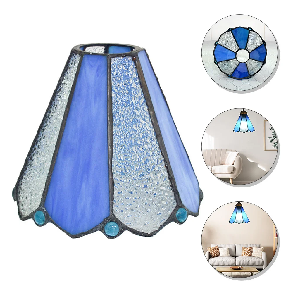 

1Pcs Glass Craft Lampshade Decorative Light Cover Accessory Safe Durable Long Lasting Glass Lampshade Decorative Light Cover