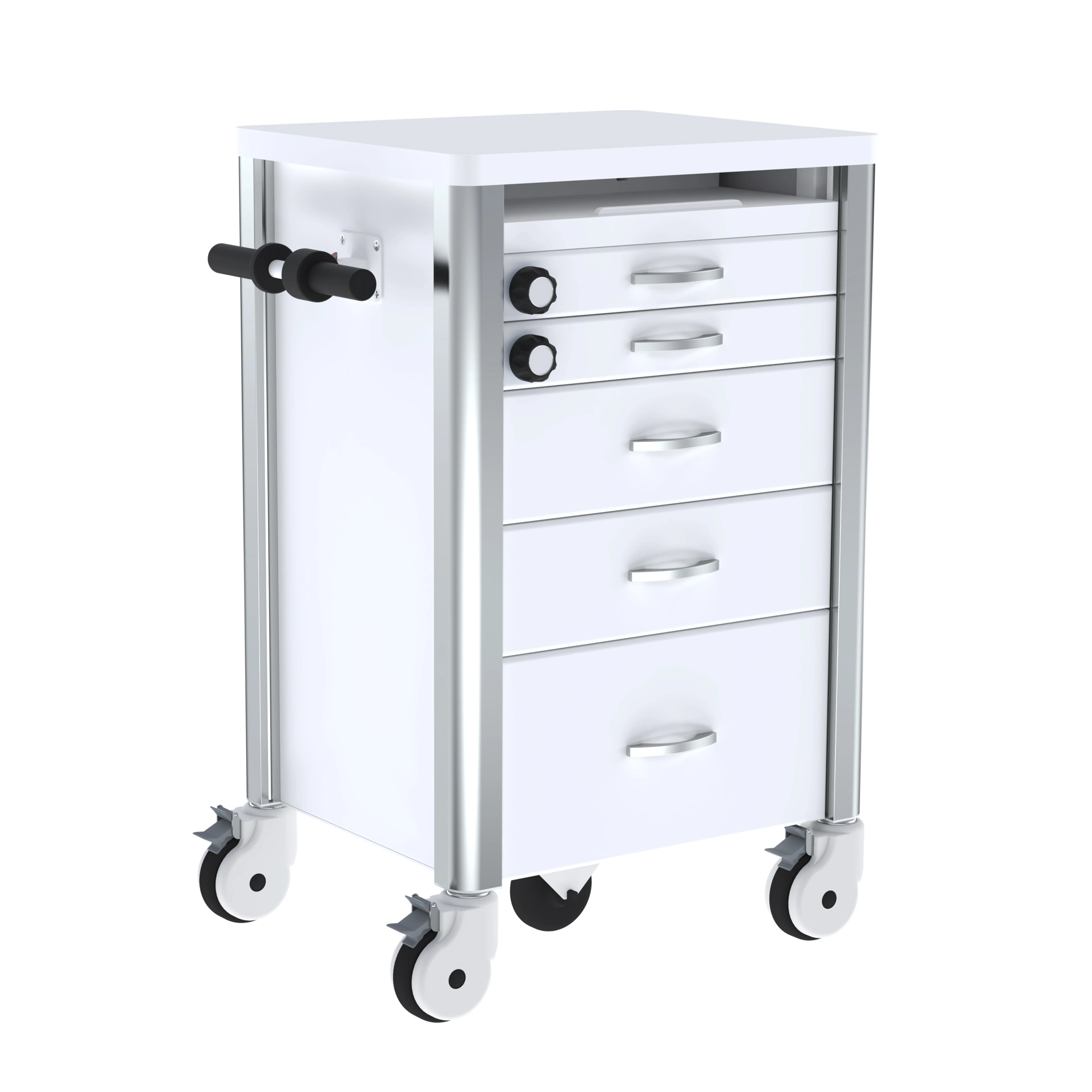 New design hospital furniture motorized medicine trolley hospital trolley medical cart emergency medical trolley for healthcare