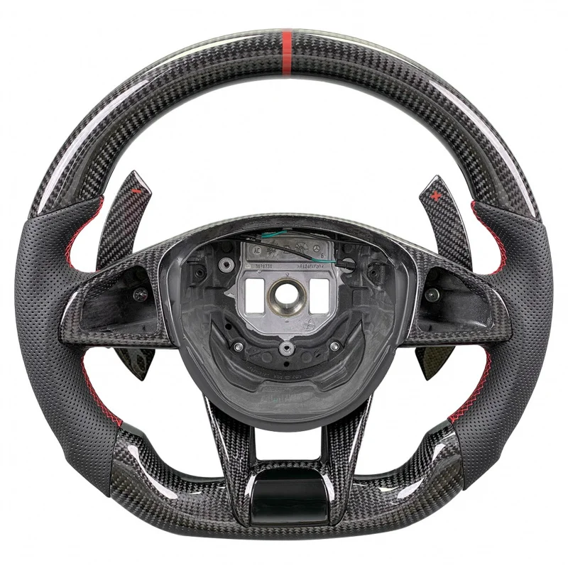 

Suitable-Series CLA W205 W212 W213 W221 Custom Carbon Fiber Steering Wheel