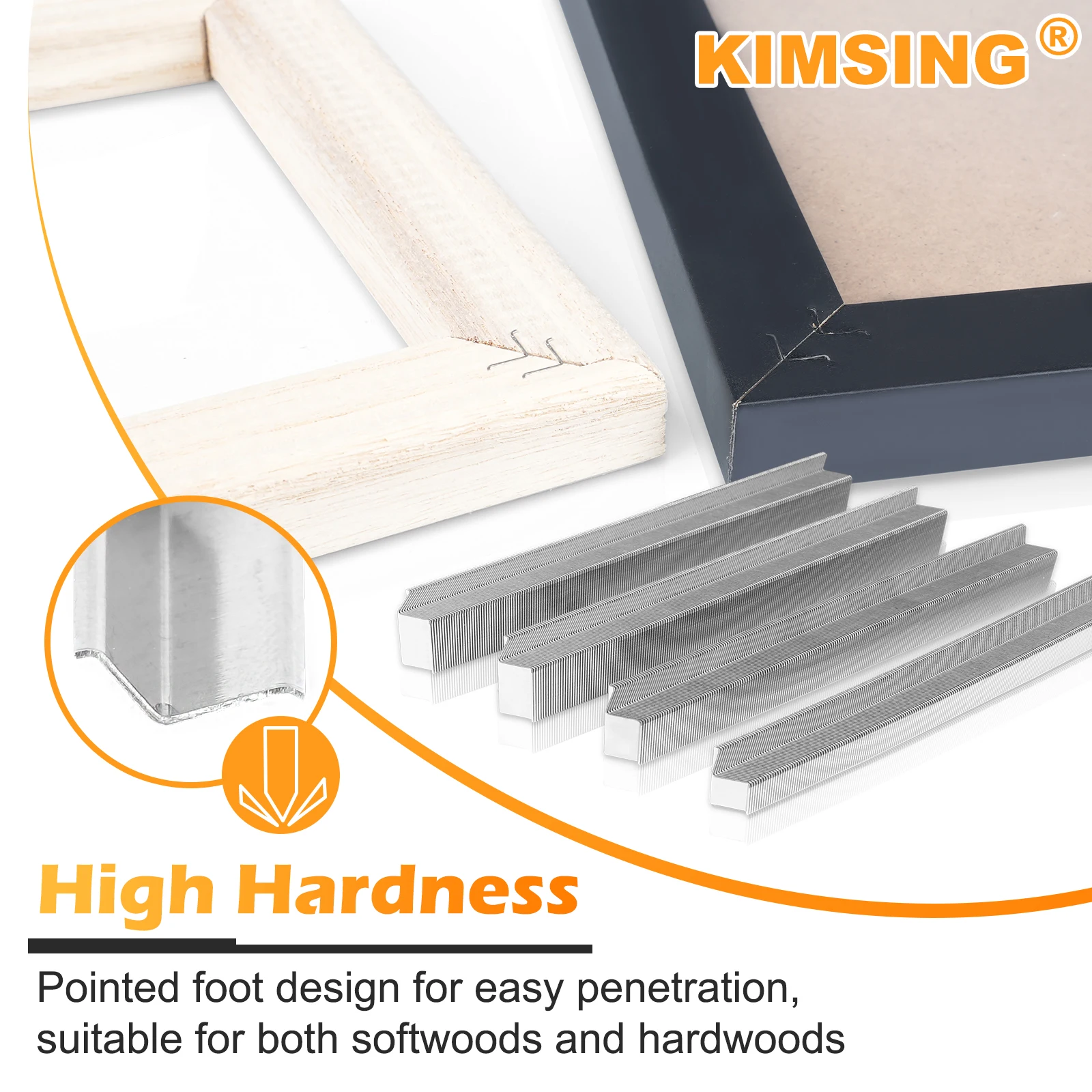 30 Gauge 10.3mm Diameter 7-15mm Length Carbon Steel V Nails for V1015 Picture Frame, handicraft and family-DIY 4,000 PCS/BOX