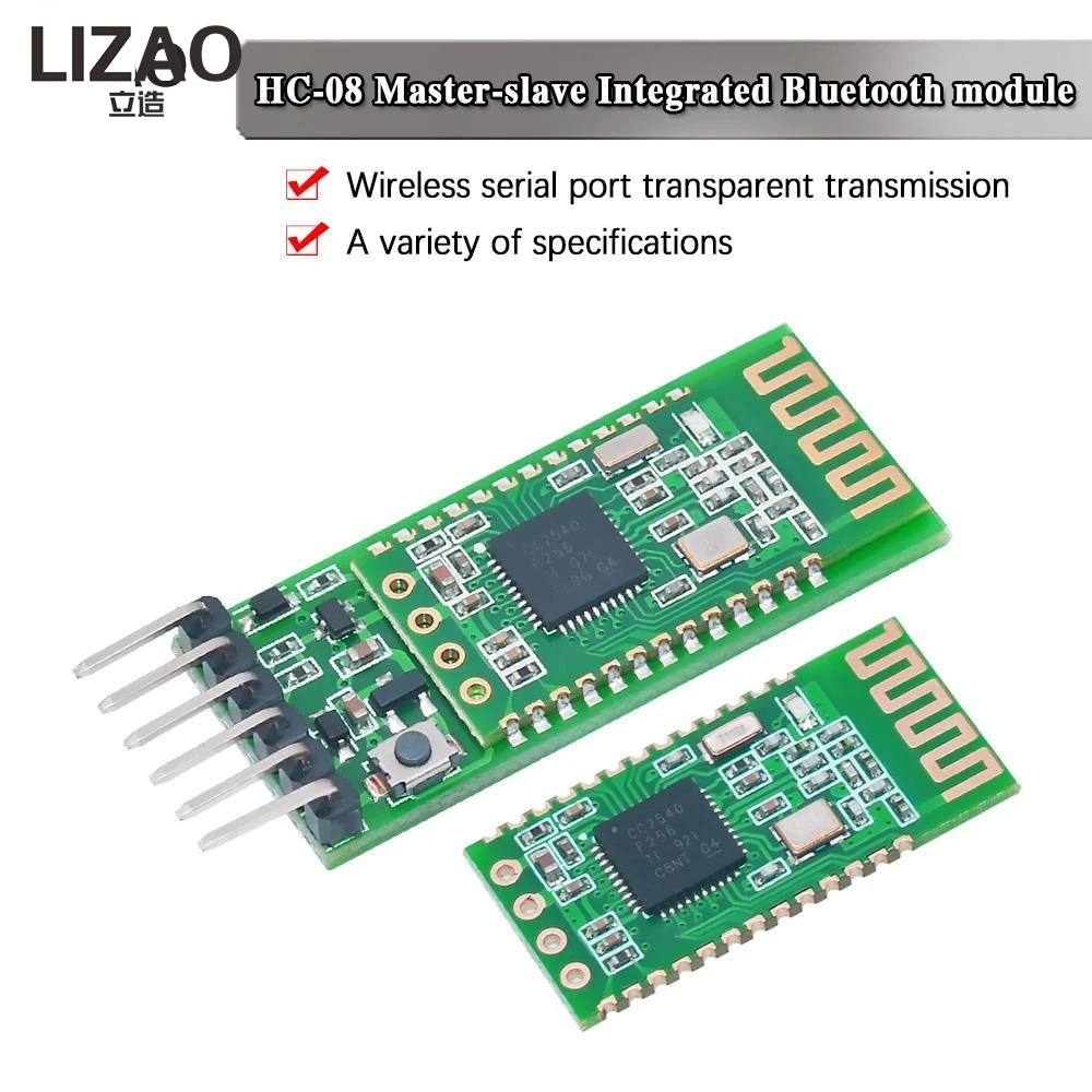 LIZAO HC08 Bluetooth 4.0 UART Serial Port Module RF Transceiver 3.3V Low Power 9600bps for Microcontroller Controller