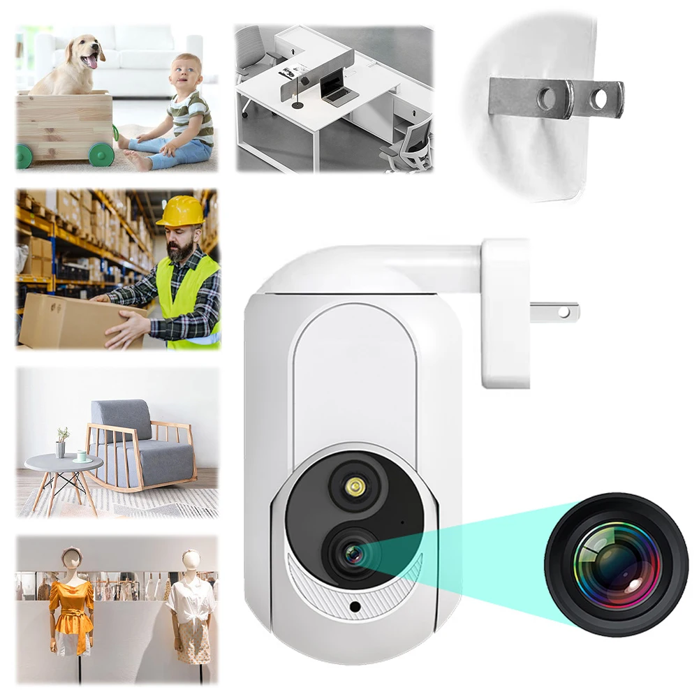 Wi-Fi настенная камера 1080P HD беспроводные камеры безопасности двустороннее аудио умный дом наблюдение обнаружение движения