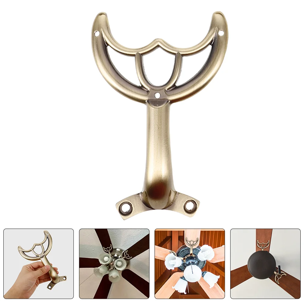 

2 Pcs Rod Accessories Hardware Fan Brace Zinc Alloy Ceiling Bracket Mount Blades Repair Parts