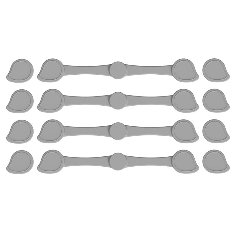 A73M-4Pcs Air Fryer Magnets Air Fryer Liner Silicone Magnetic Buckle For Aviod Shifting Burning For All Airs Fryers C