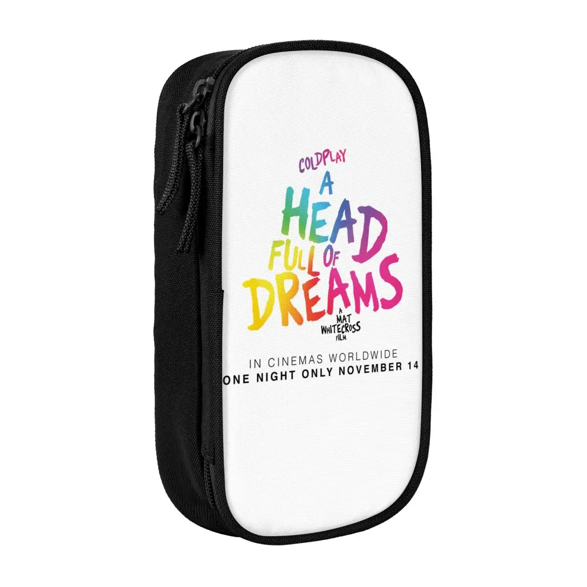 Cool Pencil Case Coldplayed A Head Full Of Dreams School Pencil Cases Double Layer Boy Girl Cute University Pencil Pouch School