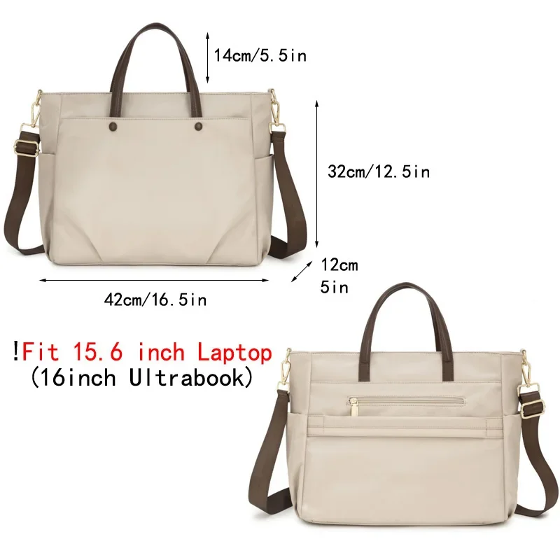 Briefcase Office Laptop Neutral Fashion Briefcases Bags Female Handbag Document Women Men Book Women Commuter Bag