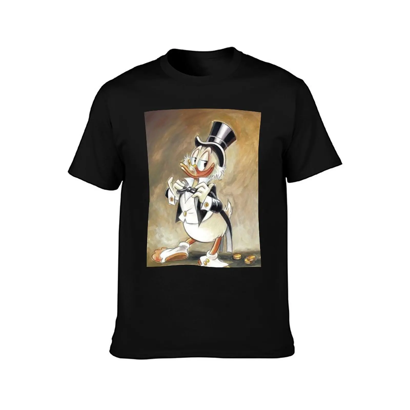 Scrooge Mcduck T-Shirt oversized t shirt heavyweights customizeds blacks clothes for men