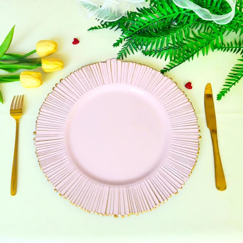 Charger Plate Decorative Fruit Serving Tray Elegant Home Decor And Gifting Option Party Table Decoration